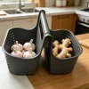 storage basket Household hanging storage basket Bathroom hanging basket kitchen and bathroom storage basket Wall-mounted storage details Picture